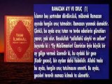 Ramazan Ayı ve Oruç (1) Ramazan orucun farziyeti