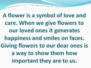 Different Uses for Flowers