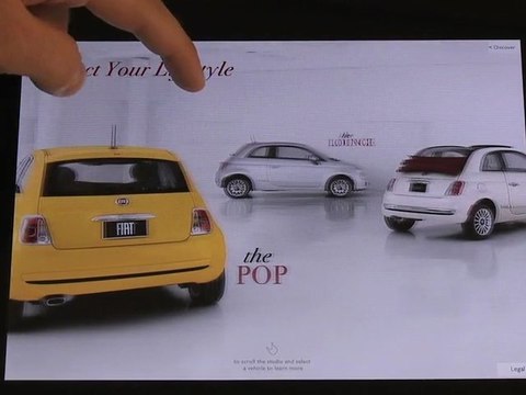 Autosital - Présentation de “FIAT Source”, l'application Fiat pour Apple iPad - VO