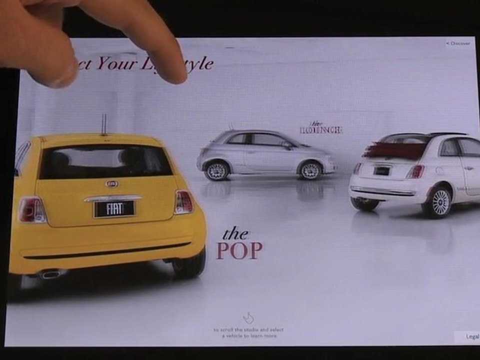 Autosital - Présentation de “FIAT Source”, l'application Fiat pour Apple iPad - VO