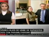 Acusados hijos de Uribe de supuestos nexos con paramilitares