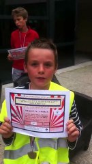 Interview de Thomas après la course d'orientation