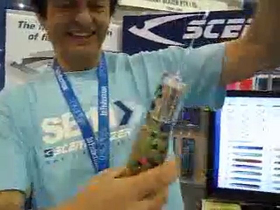 Scentblazer lures load with chum at ICAST 11