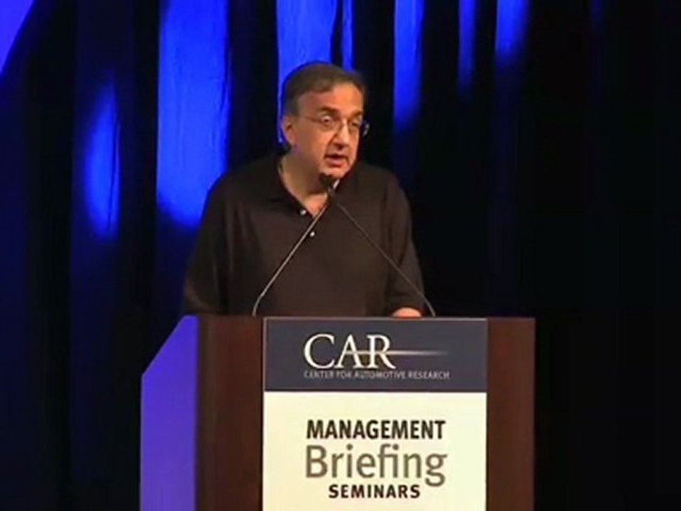 Autosital - Sergio Marchionne, "Automobile : la prospérité au milieu de l'incertitude" - Partie 2 - VO