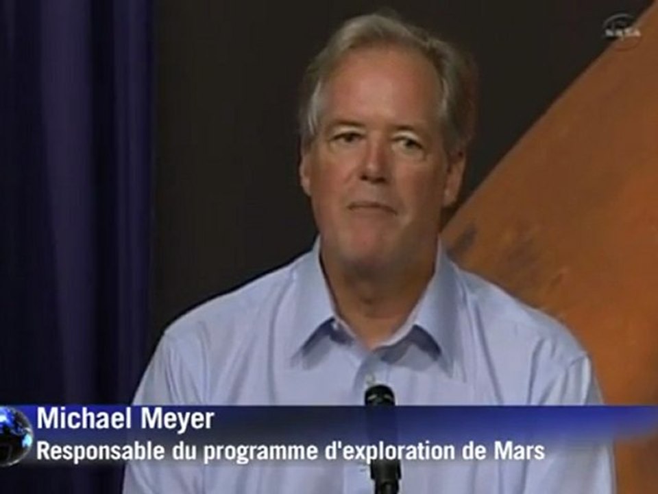 Possible découverte d'eau à l'état liquide sur Mars