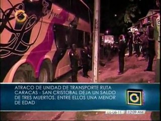 Atraco en autobús