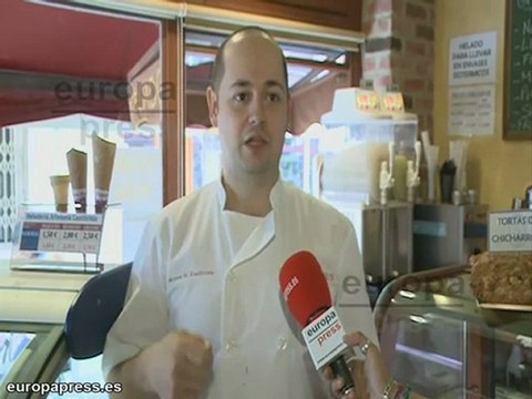 Helados elaborados con vino blanco dulce