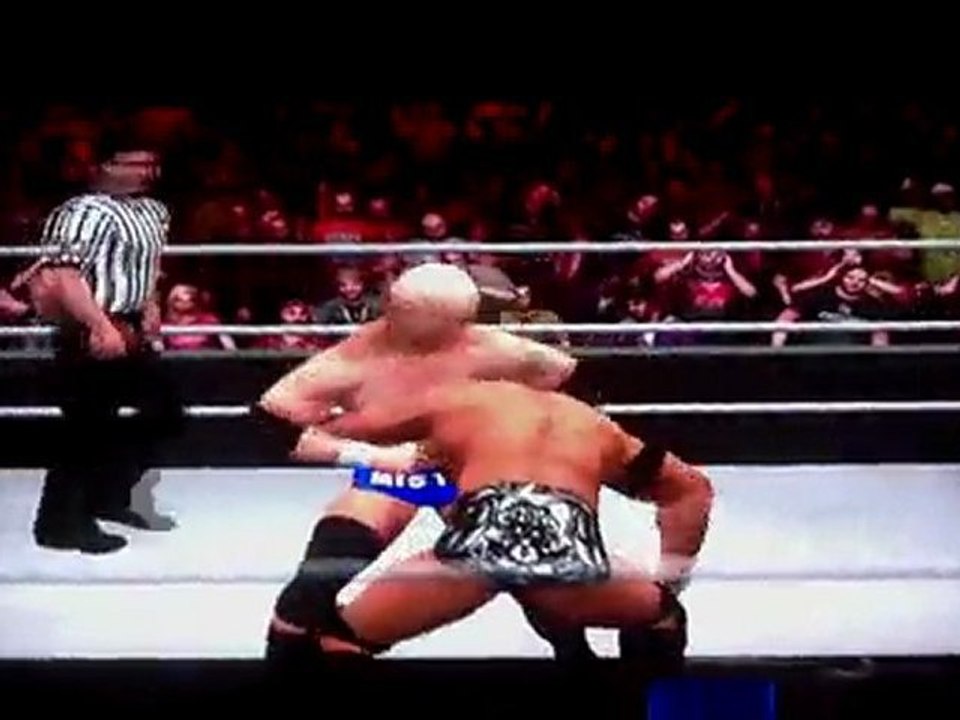 Mr. Anderson & Ted DiBiase & RVD Vs David Otunga - 3 on 1 - Gauntlet Match - Telly-Tv Game, RAW, Week 3 (January)