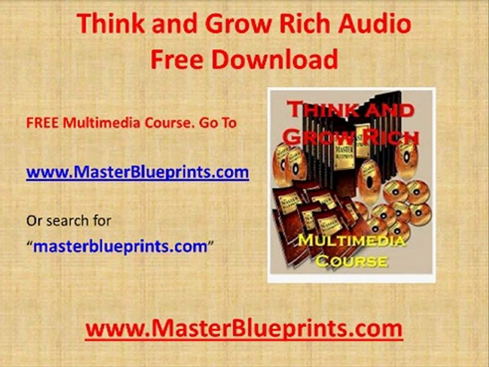 Think And Grow Rich Audio Free Download