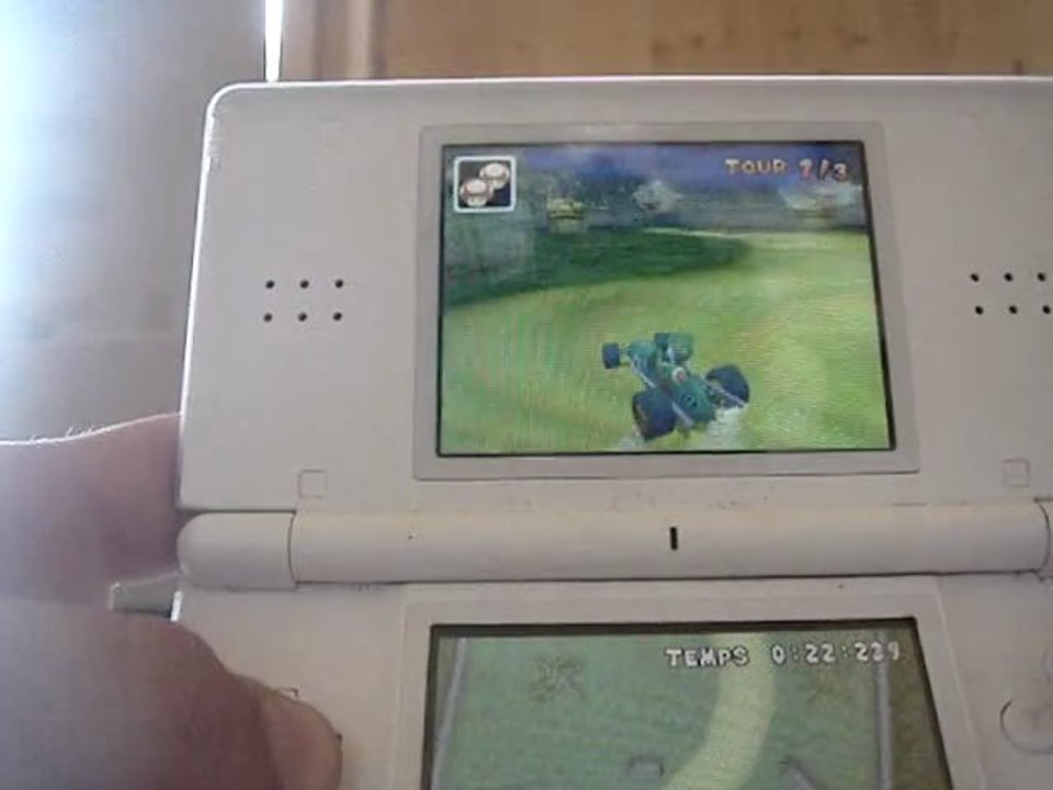 passage secret mario kart ds manoir de luigi