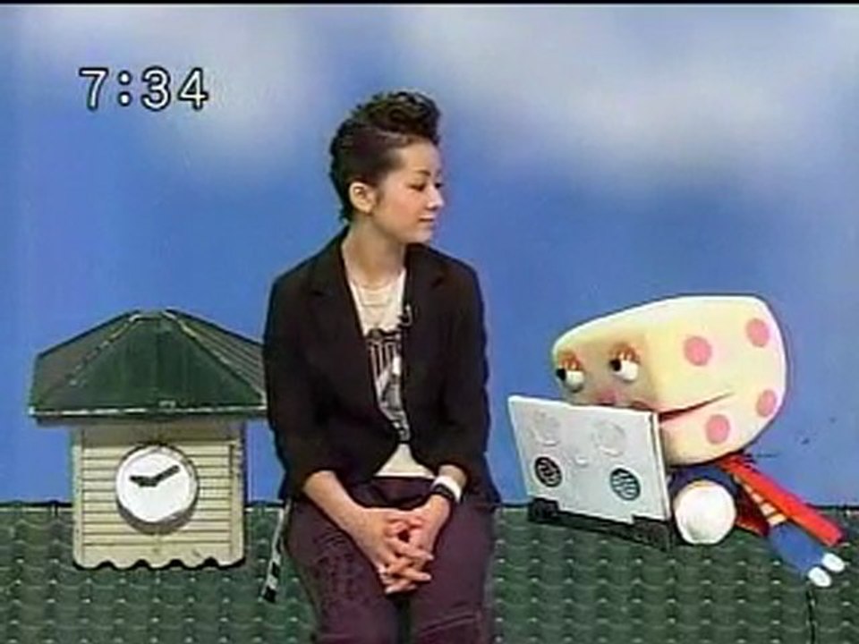 sakusaku 2004.09.03 「フタをするかのごとく臭いものに..」aikoさん登場 1/4