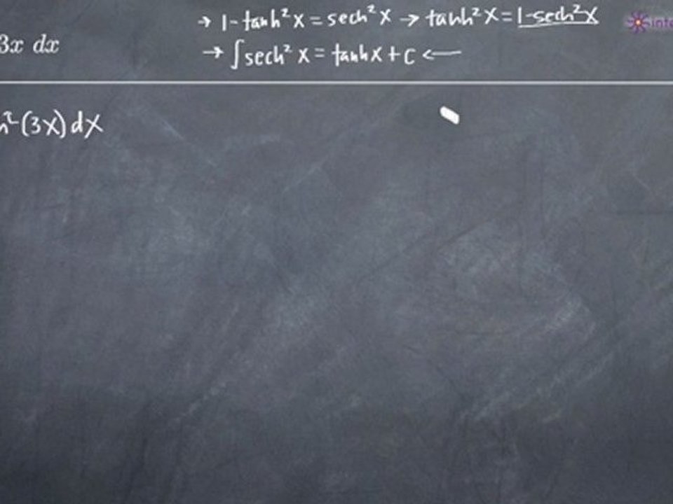 Integrals of Hyperbolic Functions Example 1