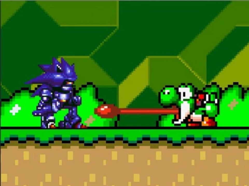 SMBZ - Yoshi vs Mecha Sonic - Vidéo Dailymotion