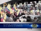 Manifestaciones contra censura