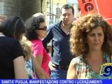 Sanità Puglia | Manifestazione contro i licenziamenti