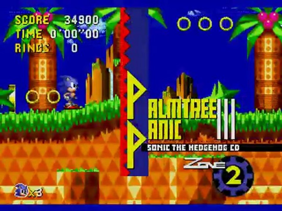 Sonic Cd Walkthrough US Part 1