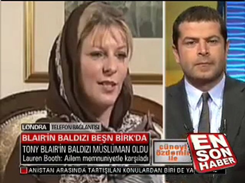 Tony blair in baldızı Lauren booth Müslüman oldu www.kumanda.org