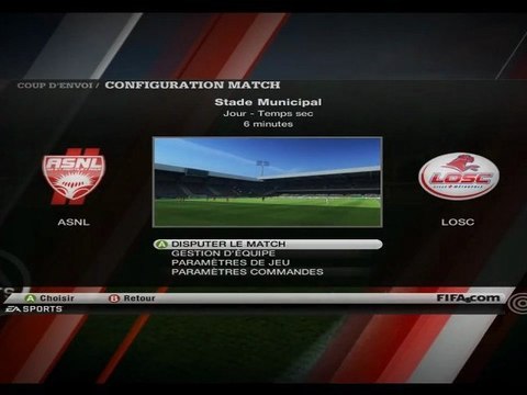 Fifa 11: Ligue 1 - saison 2011-2012 - Nancy VS Lille