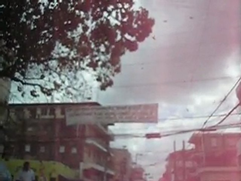 Driving through Santo Domingo's Capotillo Barrio, one of the most dangerous areas of the city, at night