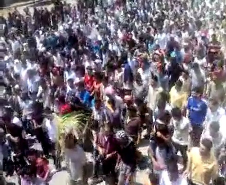 22-07-2011 سوريا حمص البياضة في جمعة احفاذ خالد Syria Homs Albayada