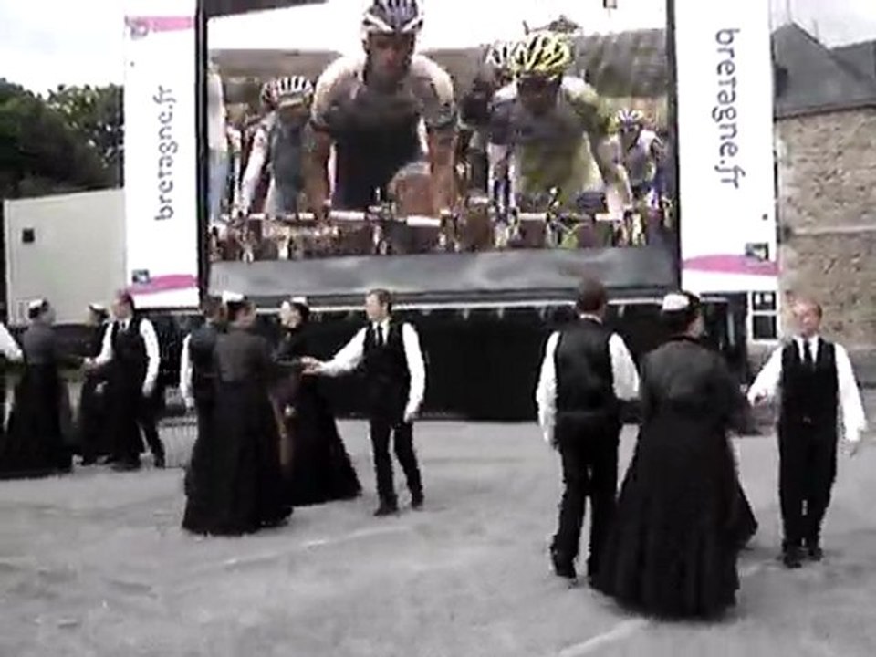 Arrivée Tour de France Mûr de Bretagne 2011