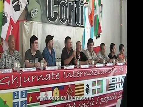 Ouverture des Ghjurnate Internaziunale di Corti 2011