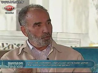 ORUÇ HAPI CAİZ Mİ Hayrettin Karaman TRT