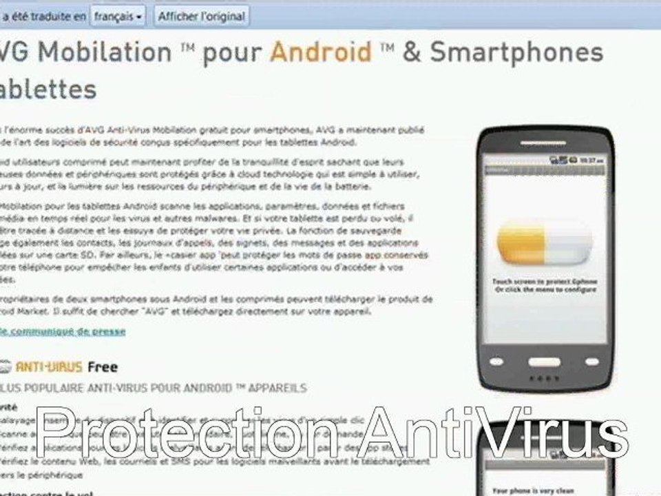 Tests Antivirus for Mobiles Androïd