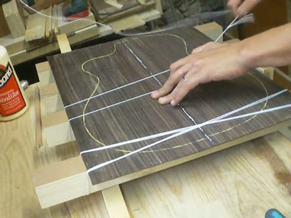 Kenzo lutherie - Collage espagnol Fond palissandre OM Co