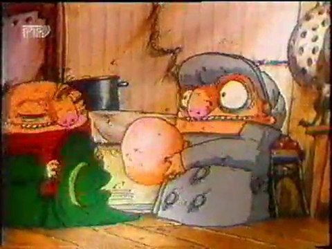 Russian cartoon: The Pilot Brothers Make Spaghetti for Breakfast (+English & Russian subtitles) 1996