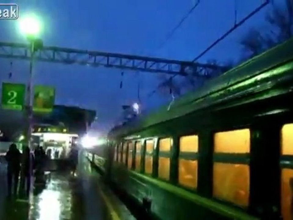 Elektrische Überschlägen auf russische Züge