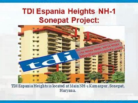 Book TDI Espania Heights @ 9654435045, Espania Heights Price