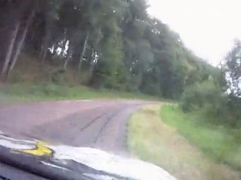 rallye national de la plaine 2011 ES4 équipage VOIRIN / ROBERT escort cosworth