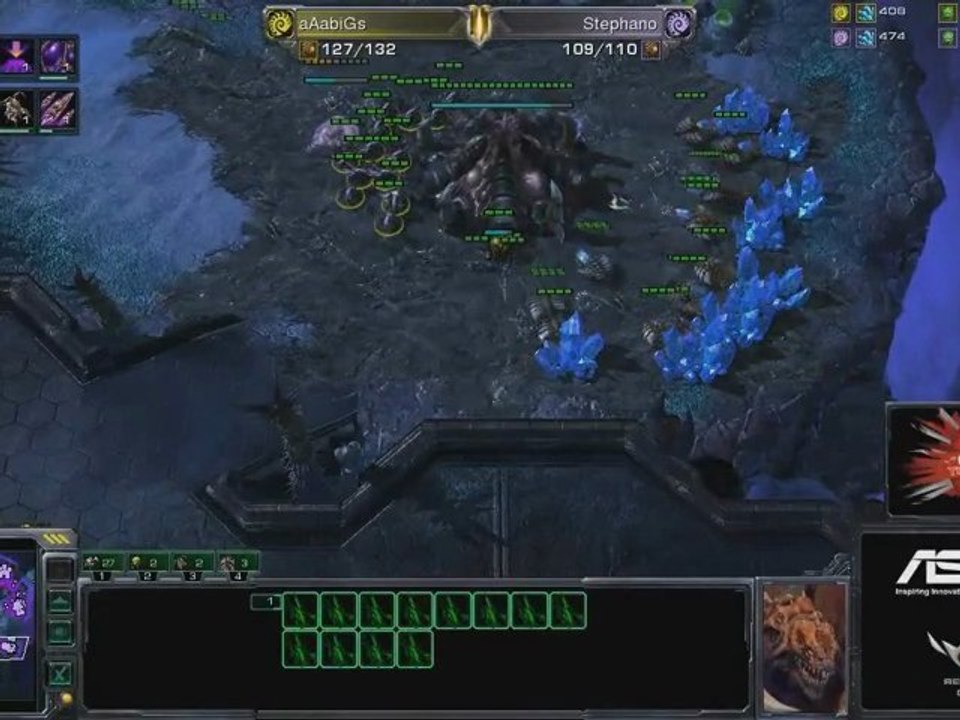 Match SC2 : biGs (Z) vs Stephano (Z) - Game1 (A...