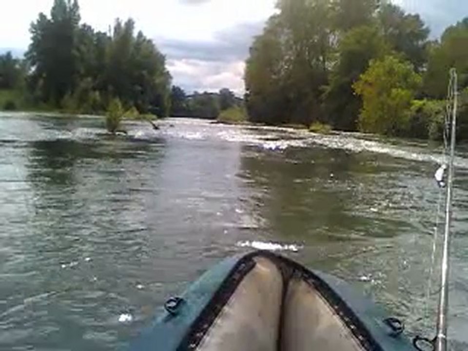 peche en canoe