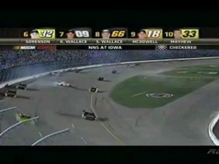 Nascar Nationwide 2011 Iowa Crazy Finish (RDS)