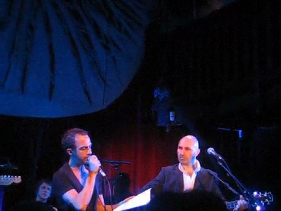 Vincent Baguian & Calogero - Je ne t'aime pas @ Zèbre de Belleville 30/06/2008