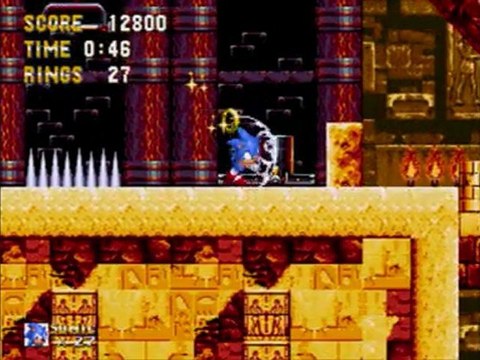 Let's Play Sonic & Knuckles #9 Sandopolis Zone