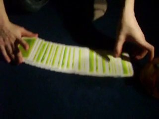 carte à travers le paquet