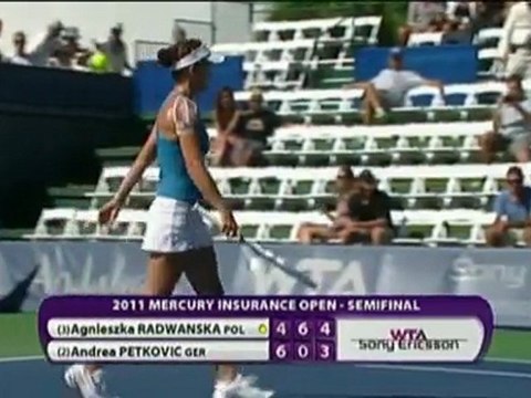 Radwanska batte Petkovic - Carlsbad, semifinale