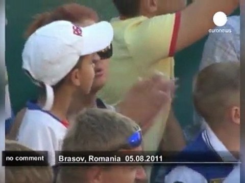 Car stunts show in Romania - no comment