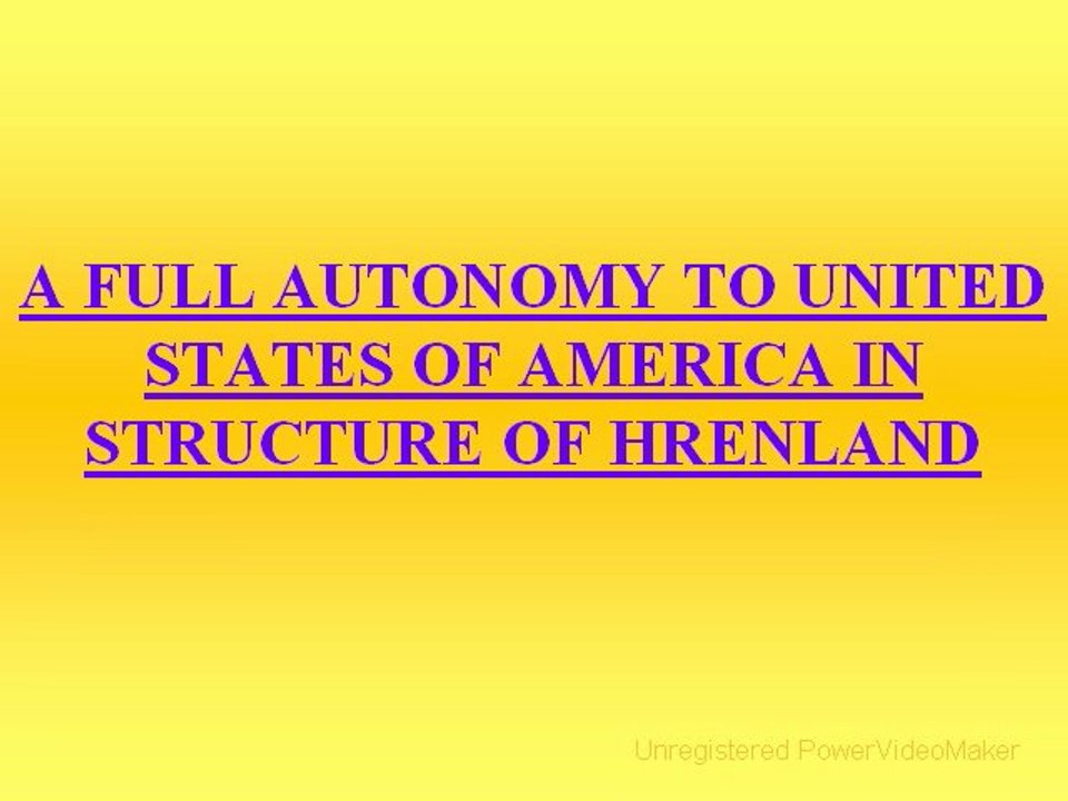 Full Autonomy to Usa
