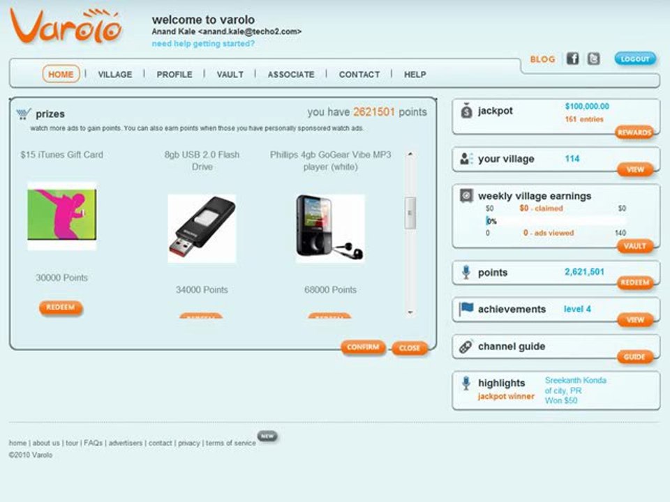 Free iPad 16gb, Phillips 4gb GoGear Vibe MP3 player, Gift Cards and MORE!!!