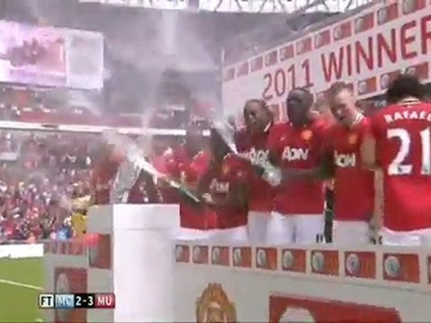 Sir Alex Ferguson after Manchester United 3 vs 2 Manchester City