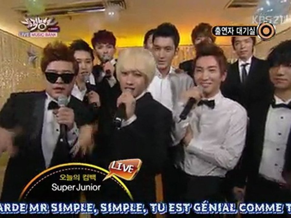 110805 Interview Music Bank Comeback stage