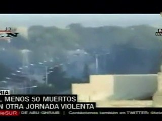Jornada violenta en Siria, mueren al menos 50 civiles
