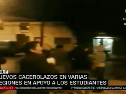 Estudiantes y profesores siguen movilizados en Chile