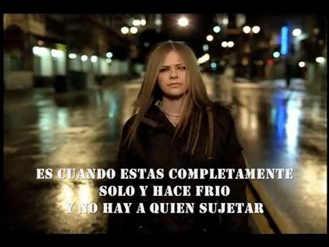 Avril Lavigne Won't Let You Go subtitulos en español