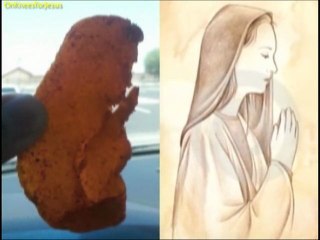 Virgin Mary on Dried Fruit