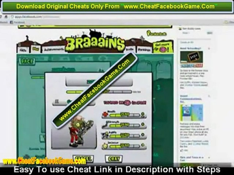 Braains Cheats AUGUST 2011 Download And Enjoy
